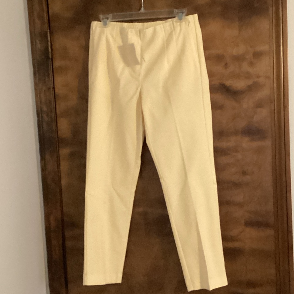 J. Jill Pale Yellow Woman’s Dress Pants - Straight Leg NEVER WORN